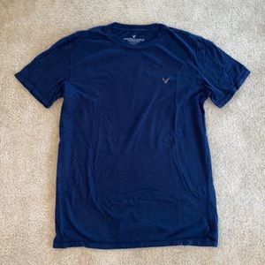 Men’s Medium Tall Dark Blue American Eagle Short Sleeve T-Shirt